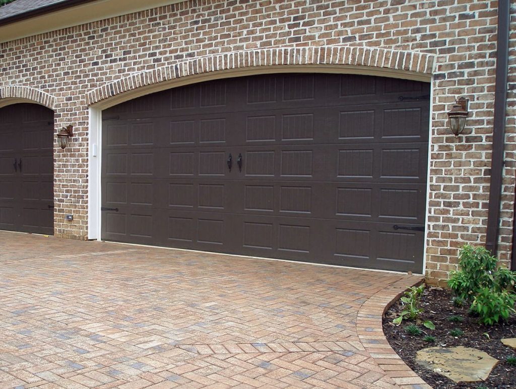 Old Mocha Pavers and Pinhall Driveway