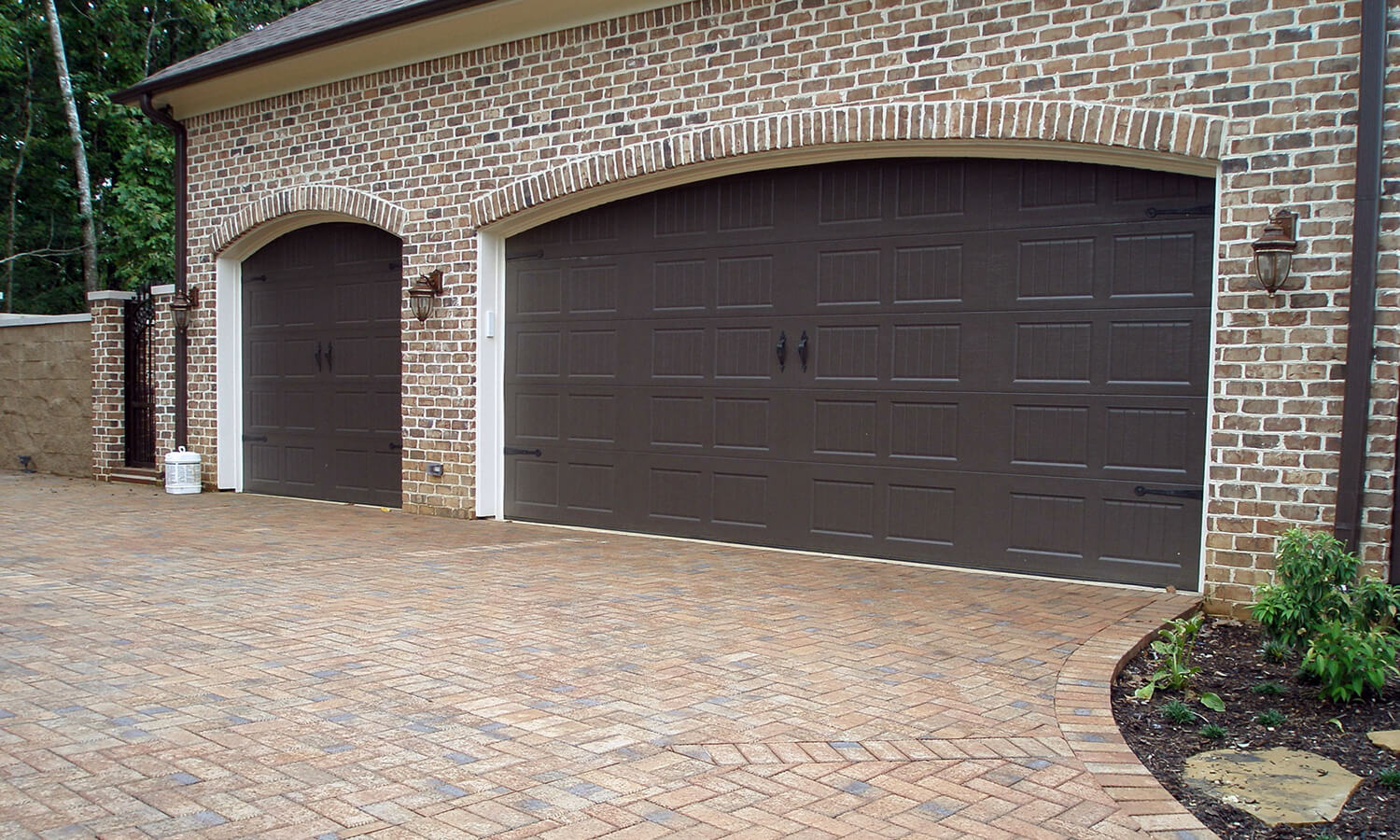 brick pavers garage