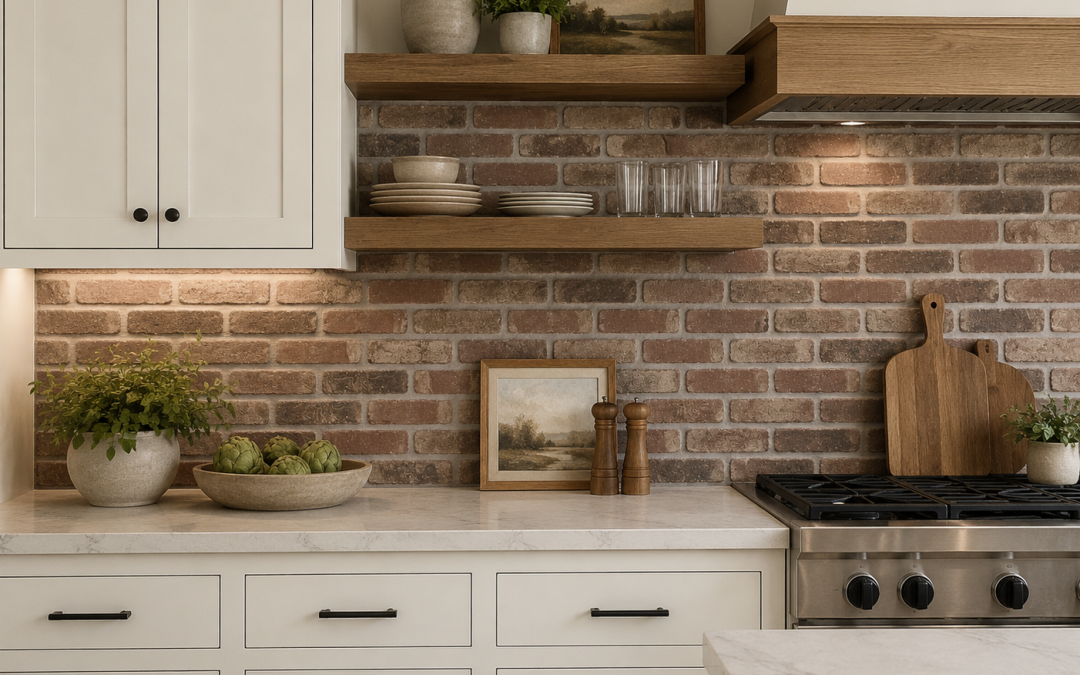 How to Create a DIY Thin Brick Backsplash