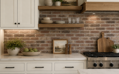 How to Create a DIY Thin Brick Backsplash